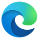 Responsive Microsoft Edge icon